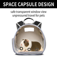 Hcupet Portabebés con ventilación y mallas laterales para mantener la mascota fresca.