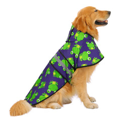 Capa HDE para perro con lluvia reflectante para paseos seguros
