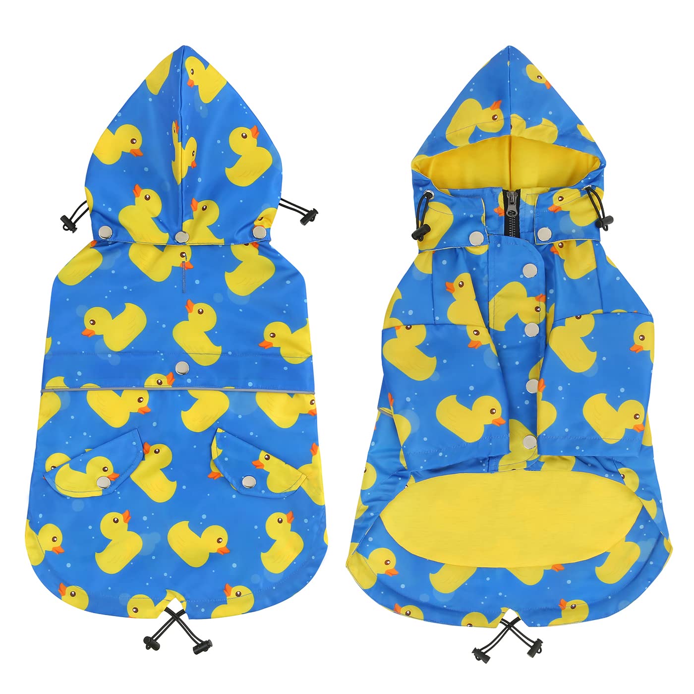 HDE capa de lluvia con bolsillos para objetos pequeños durante el paseo