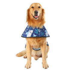 HDE chaqueta para perros con abertura para arnés, paseos sin quitar la prenda.