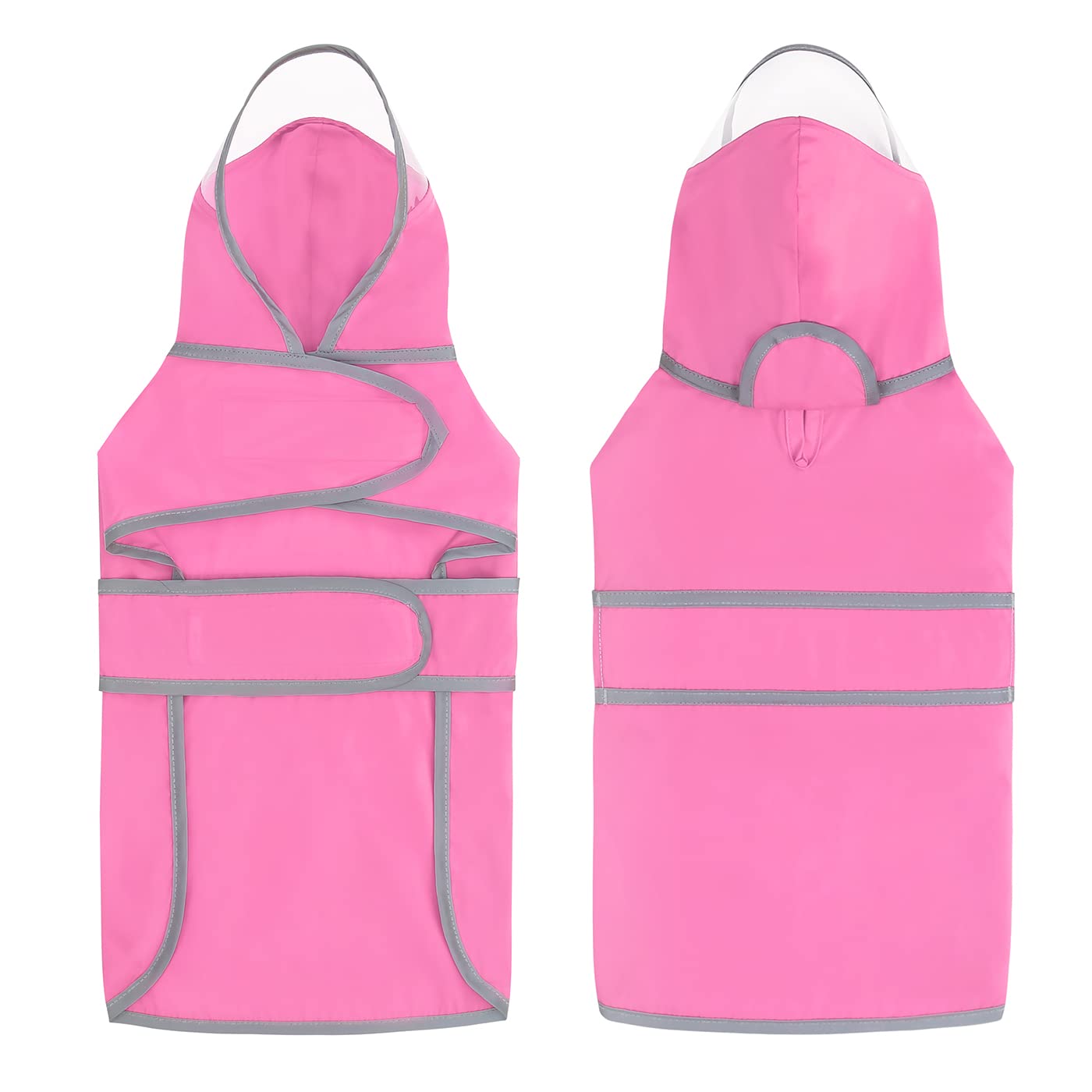 HDE capucha transparente con visor para mantener la vista del perro en lluvia