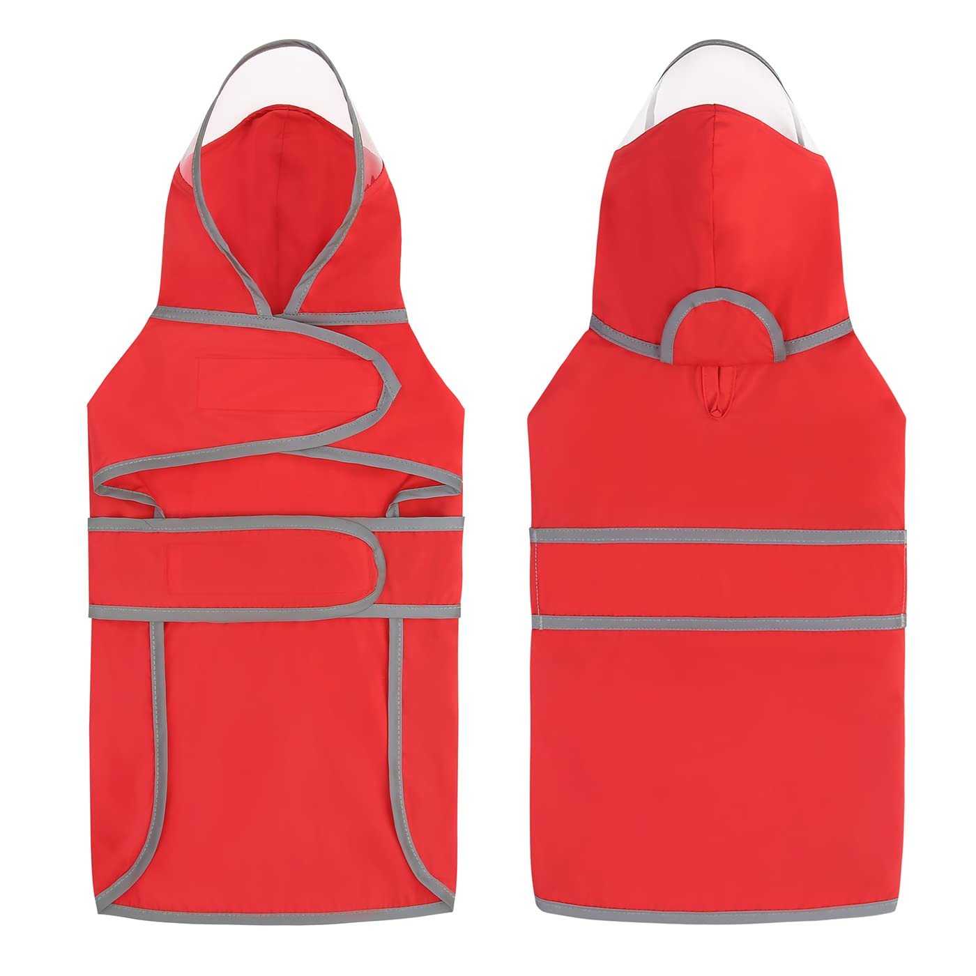 HDE poncho impermeable con tela reflectante, mejor visibilidad en condiciones oscuras