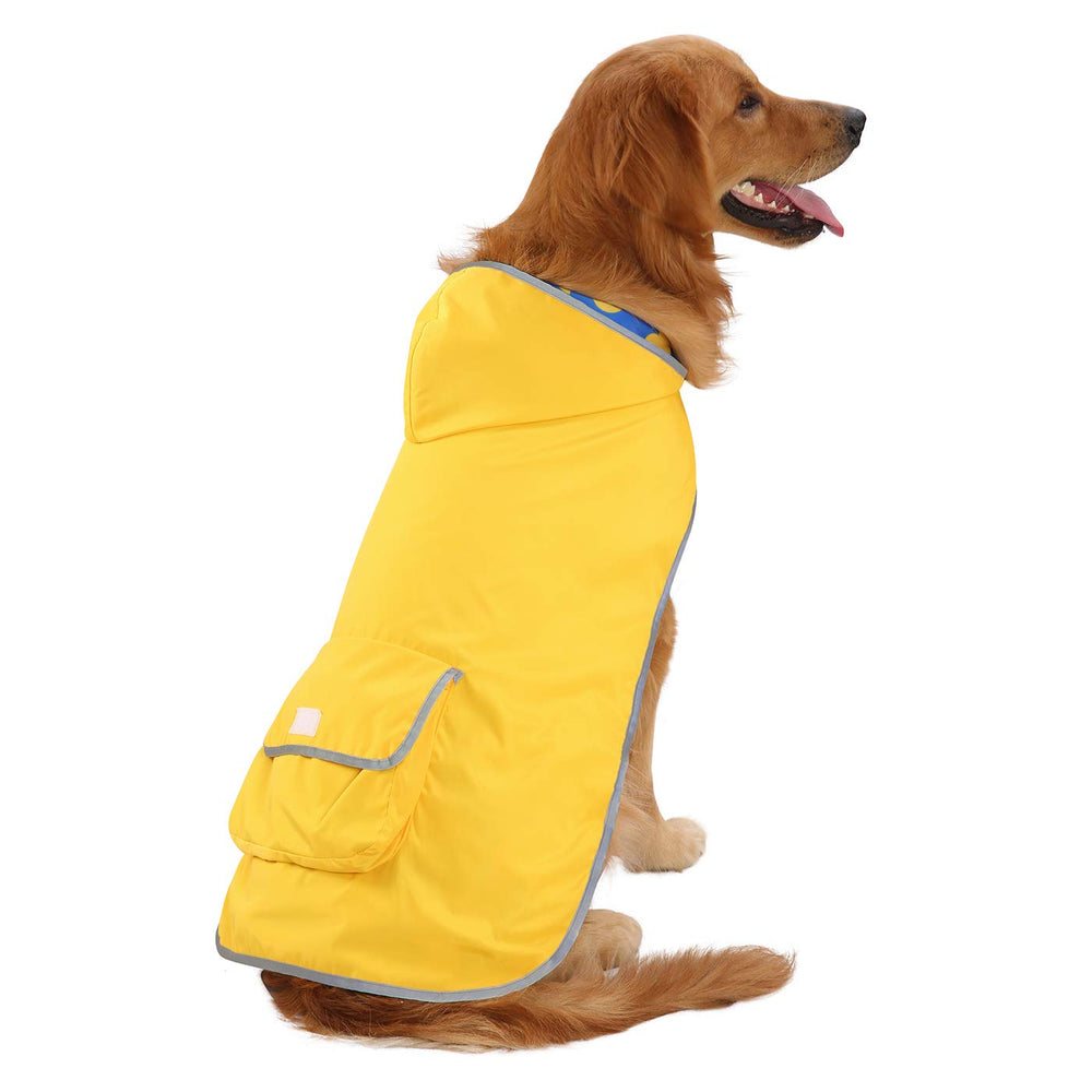 HDE poncho para perros tejido impermeable mantiene seco en lluvia ligera