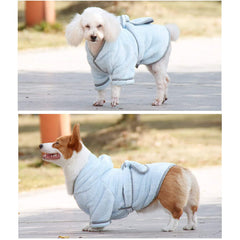 HDKUW bata para perro con cinturón de ajuste cómodo.