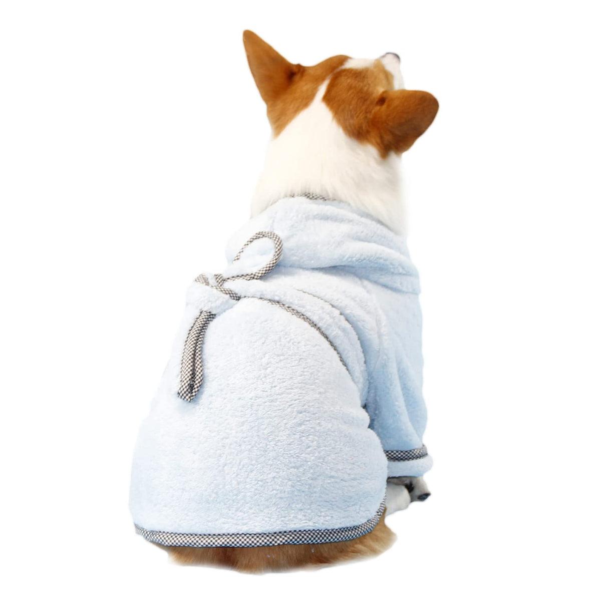 HDKUW bata para perro con capucha, secado rápido tras el baño.