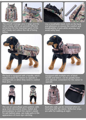 HDKUW chaleco para perro pequeño con velcro y ajuste cómodo.