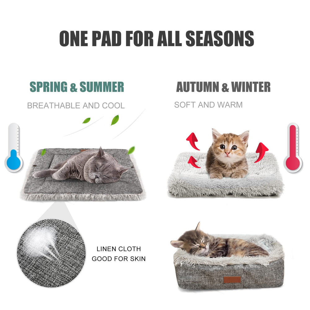 HDLKRR cama gato auto-calentable plegable para jaula o cama del hogar
