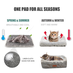 HDLKRR cama gato auto-calentable plegable para jaula o cama del hogar