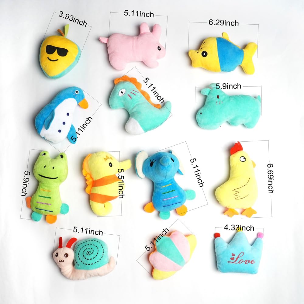 HDMOTU peluche corazón para perros, ideal para juego y consuelo.