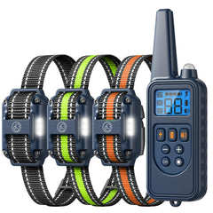 Heaflex collar de adiestramiento con control remoto durante entrenamiento al aire libre.