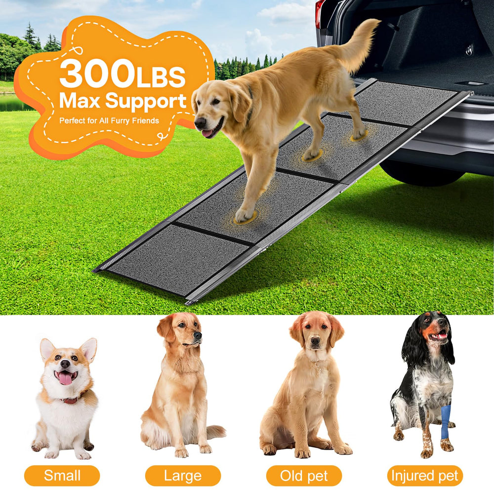 Uso interior y exterior: HEALLILY rampa para coches y camas.
