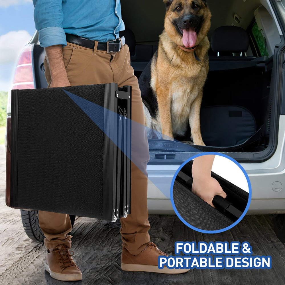 HEALLILY rampa para coches con seguridad adicional gracias a correa y hebillas