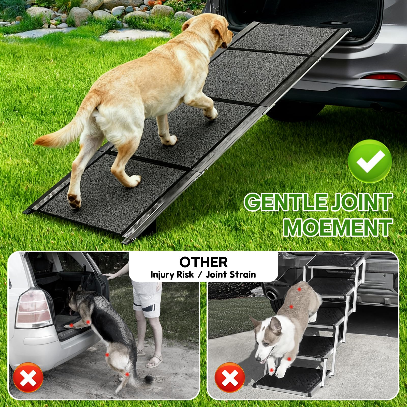 HEALLILY rampa para perros de 300 lb, ideal para perros grandes