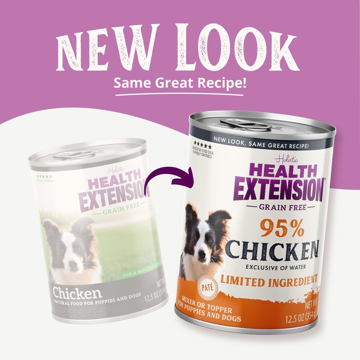 Health Extension 95% pollo, proteína natural para perros exigentes.