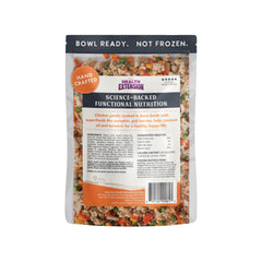 Comida para perro Health Extension lista para verter en cuenco.