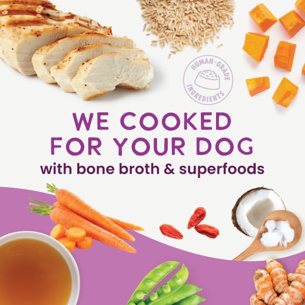 Superalimentos curcuma y jengibre en Health Extension para perros.