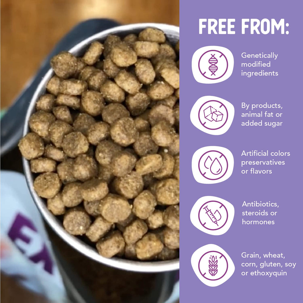 Digestión suave y defensas naturales con Health Extension para perros pequeños.