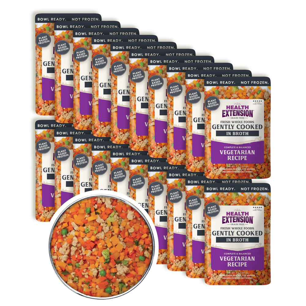 Health Extension Gently Cooked: plato vegetariano para perros y digestión suave