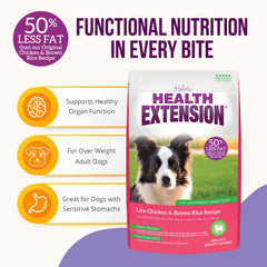 Health Extension Lite: pollo real primero para músculos y energía sostenida.