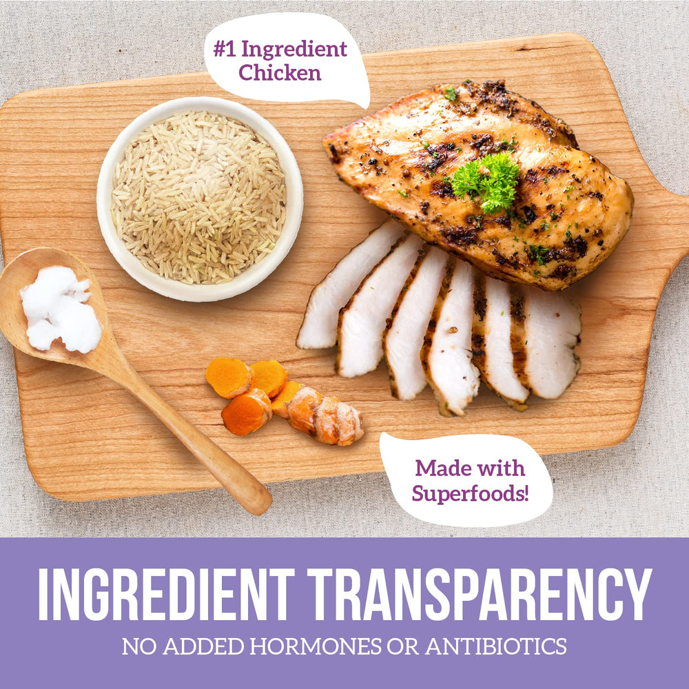 Health Extension Little Bites: combinación de superalimentos para pelaje suave y digestión.