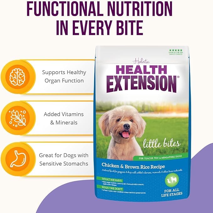 Health Extension Little Bites pollo deshuesado, proteína magra para músculos