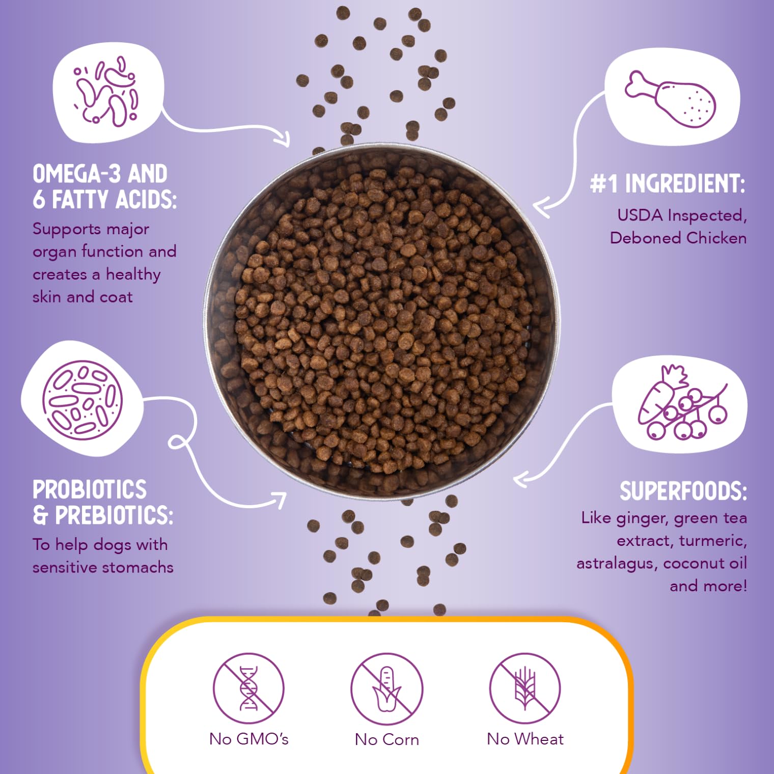 Health Extension Little Bites con probióticos y prebióticos para la digestión equilibrada