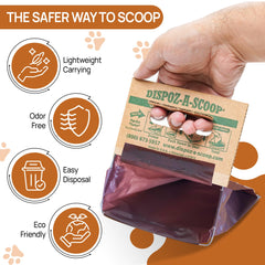 Healthpro Prods. Dispoz-A-Scoop ofrece limpieza sin contacto para paseos.