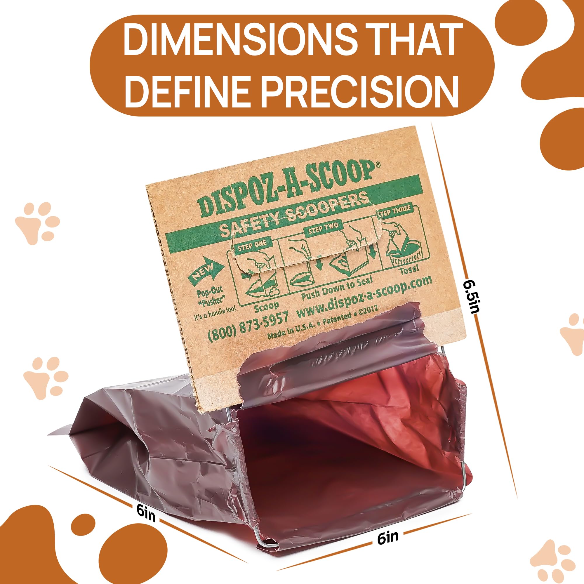 Healthpro Prods. Dispoz-A-Scoop es perfecto para paseos y salidas al aire libre.