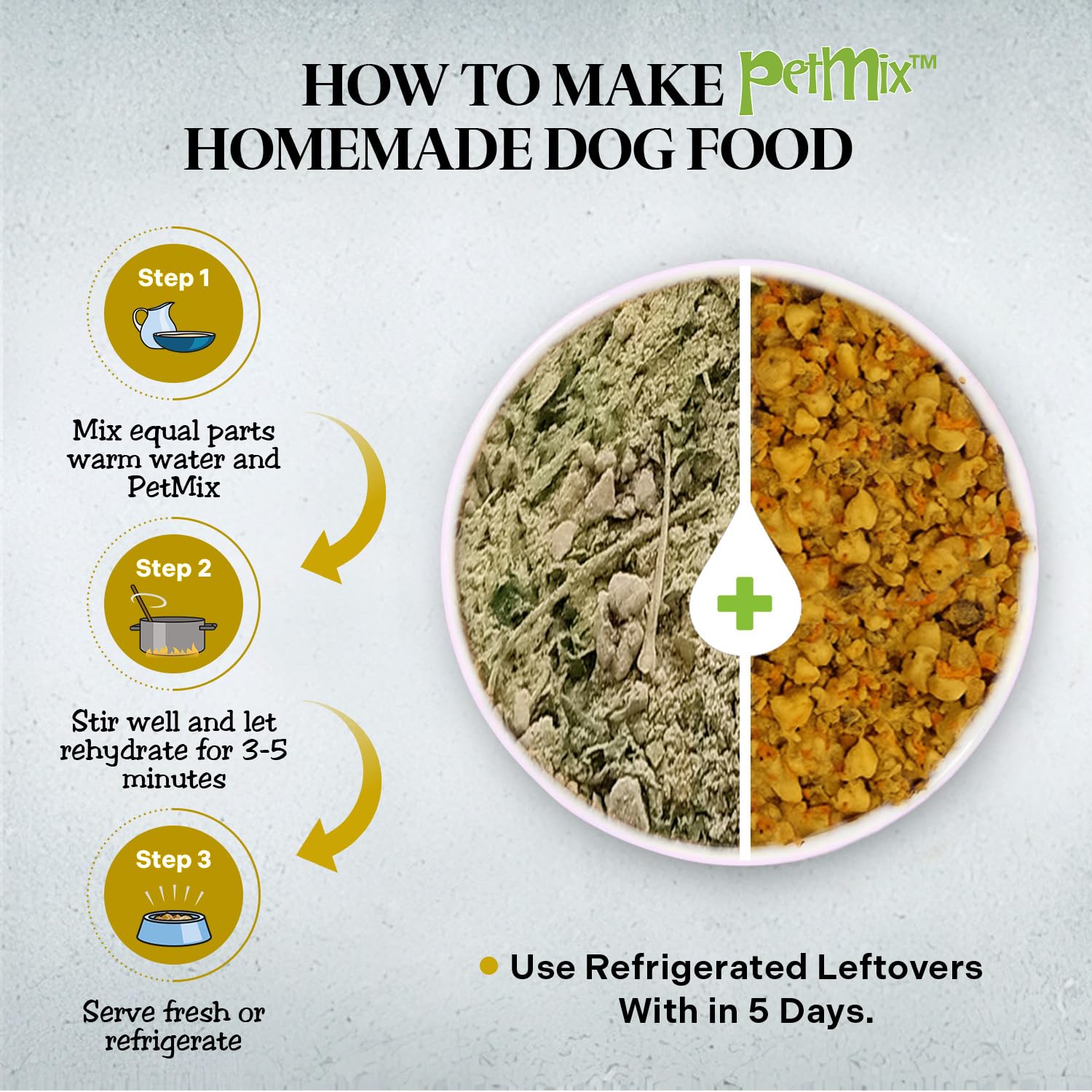 Healthy Dogma PetMix en bolsa dos libras, conveniente para casa.