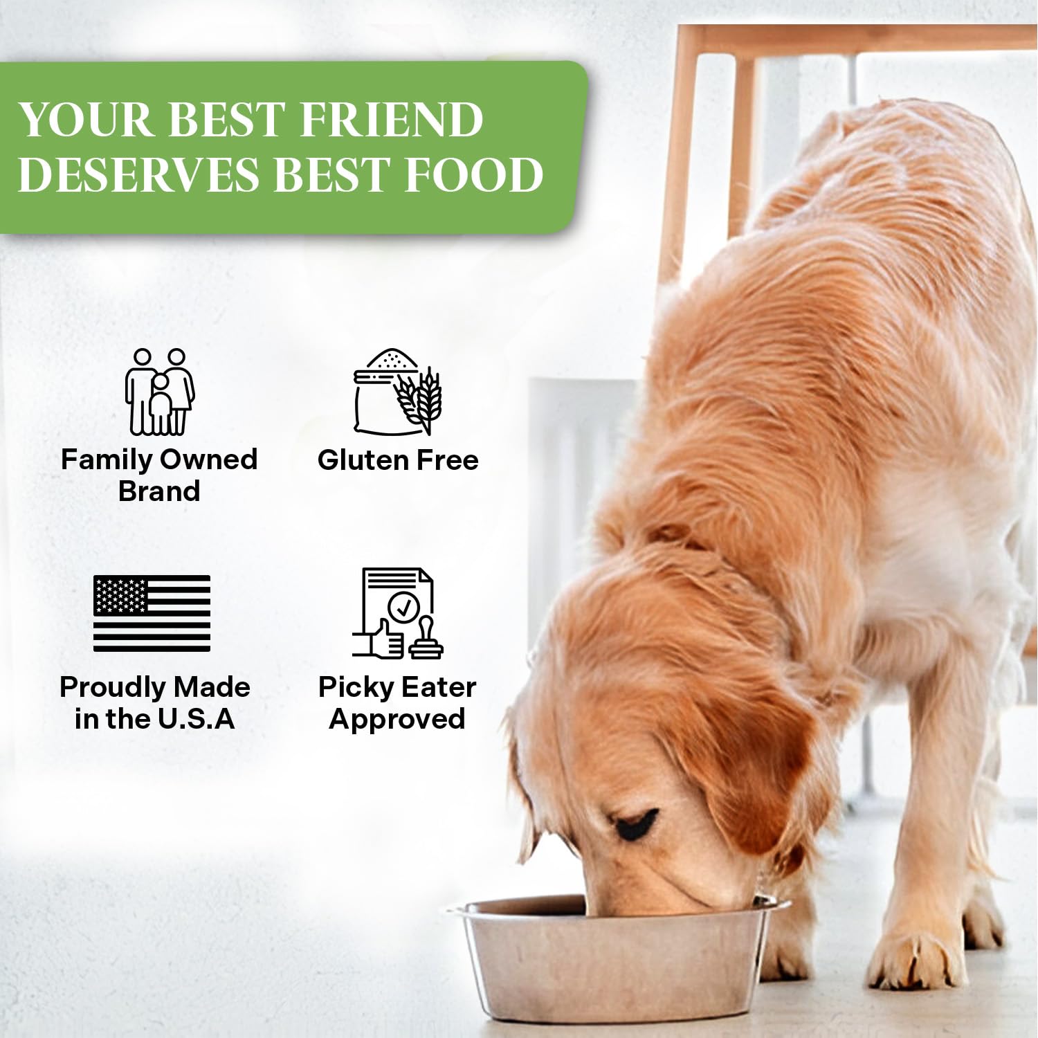 Complemento nutritivo sobre kibble para variar la dieta.