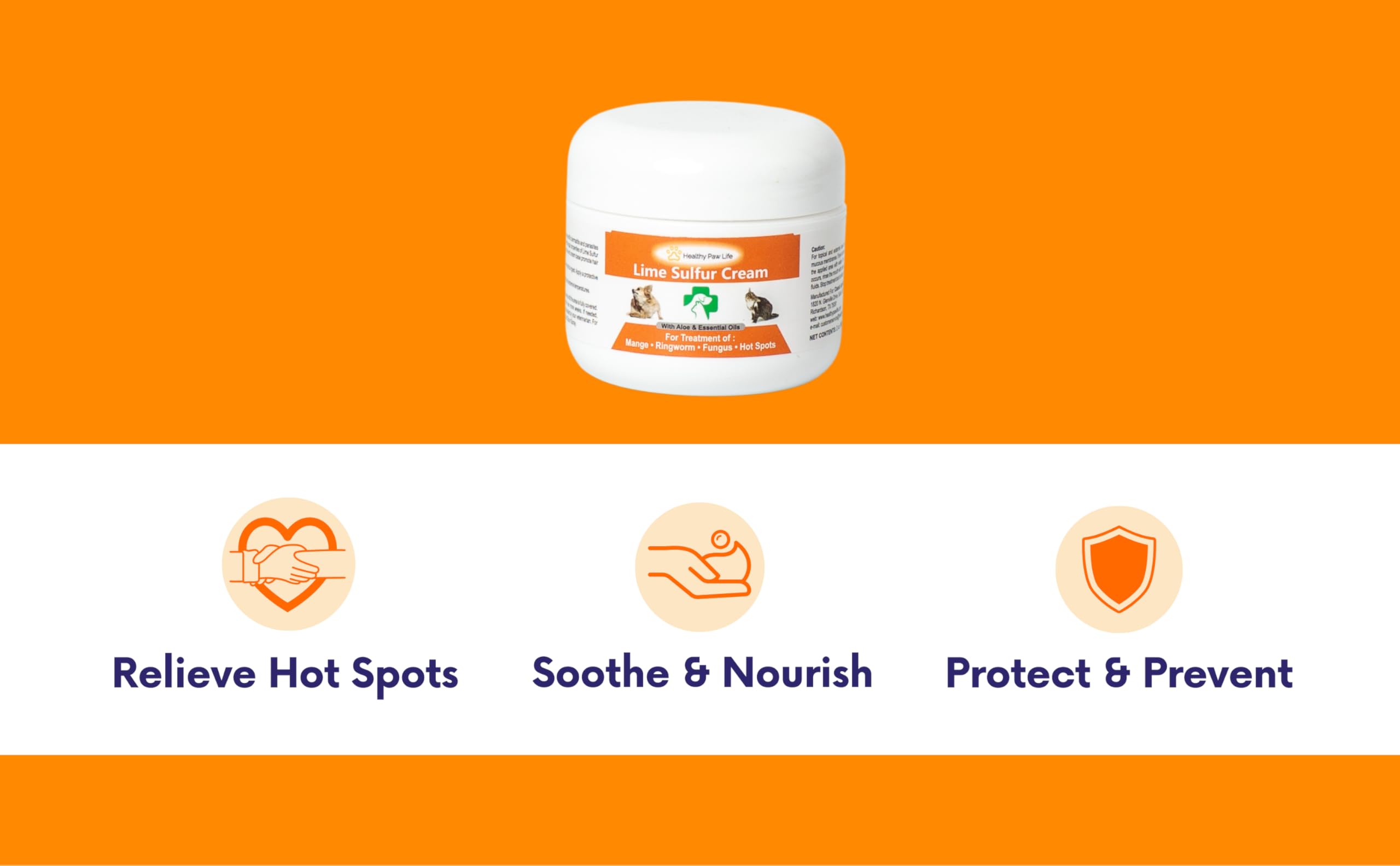 Healthy Paw Life ingredientes-aloe-lavanda-coco para suavidad y gentileza de la piel
