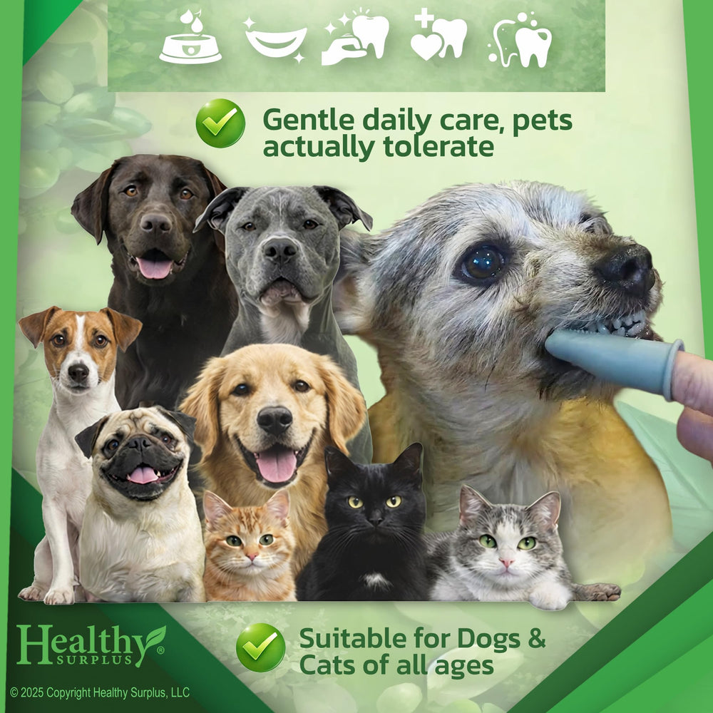Healthy Surplus pack dental para mascotas, opción práctica para varios animales.