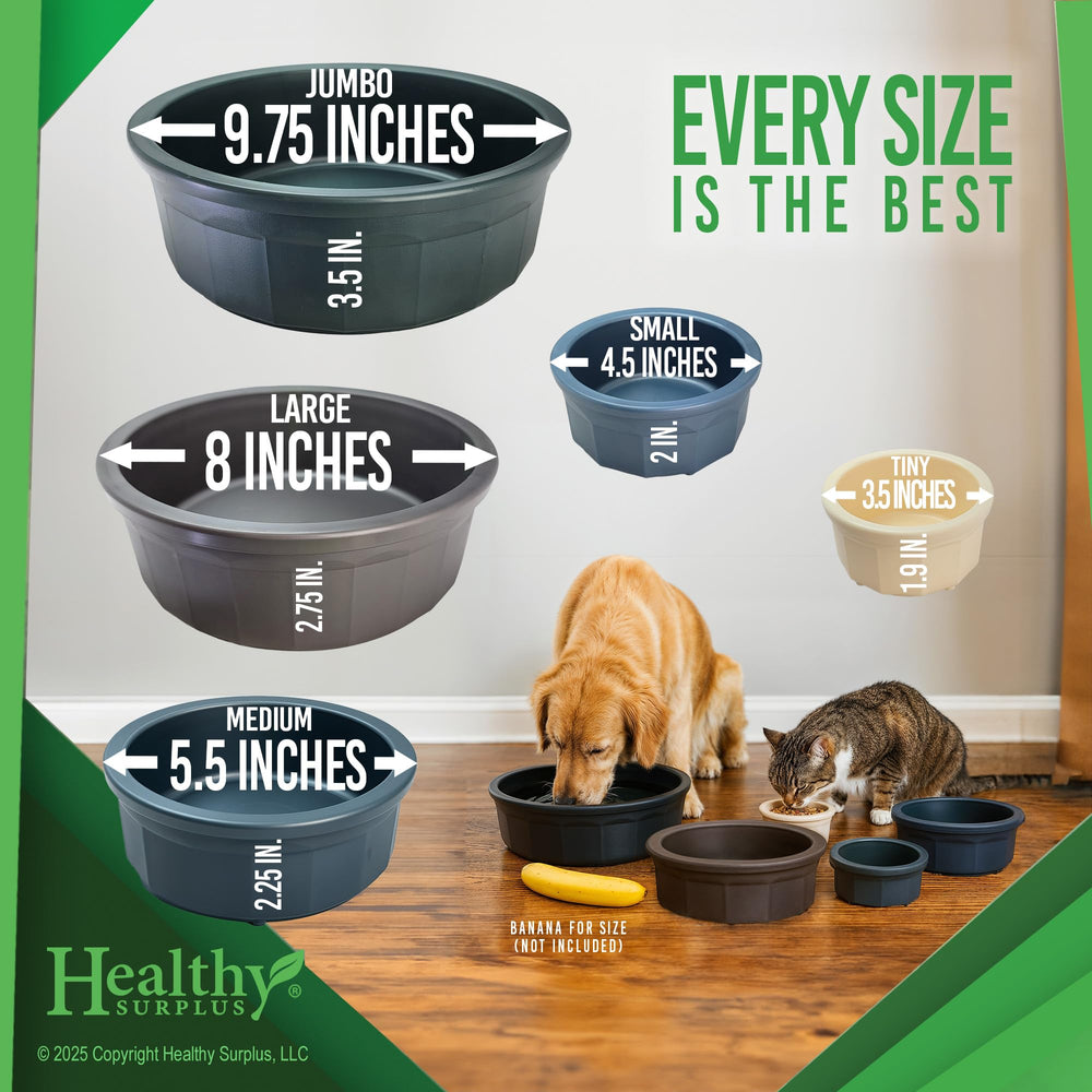 Pet Crock Healthy Surplus base estable evita derrames.
