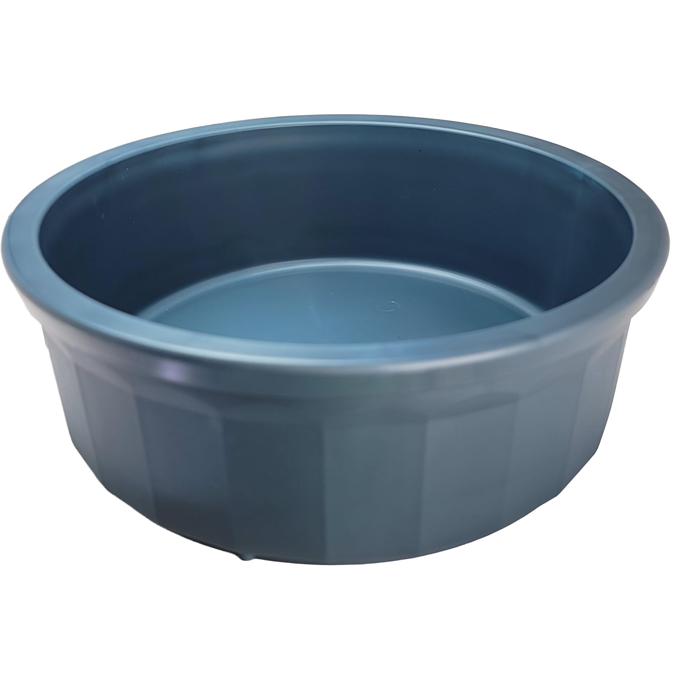 Pet Crock Healthy Surplus cuenco azul duradero para mascotas.