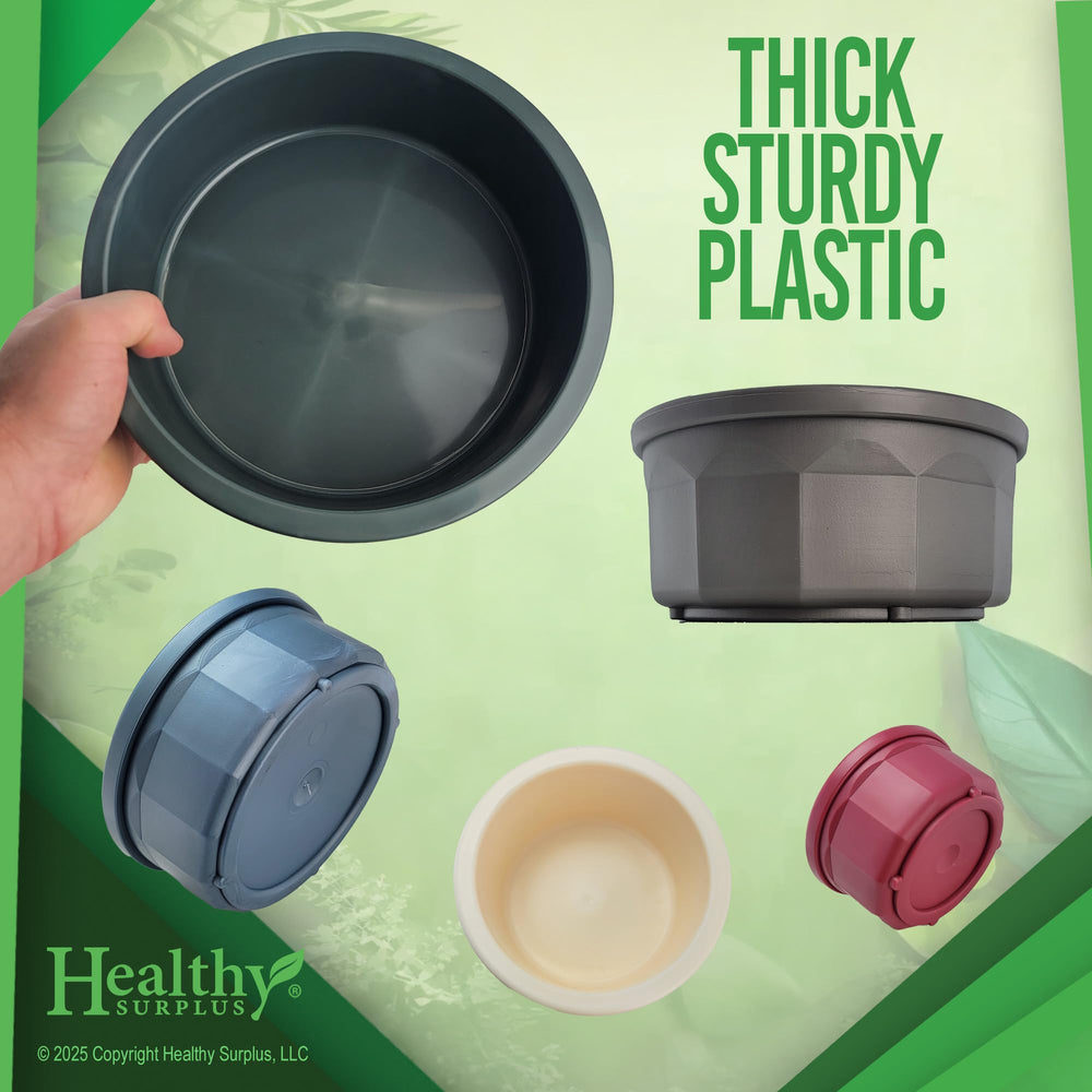 Pet Crock Healthy Surplus plástico grueso resistente para mordedores.