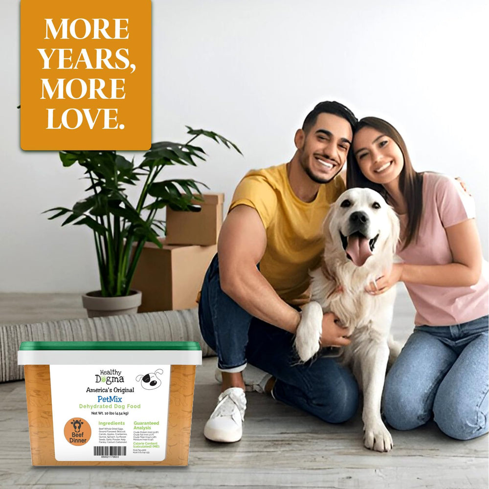 Healthy Dogma PetMix Comida natural sin conservantes con ingredientes frescos.