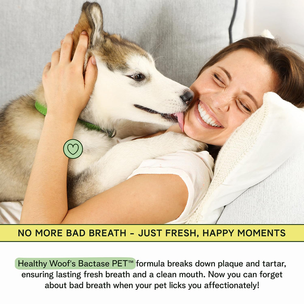 Celulasa en Healthy Woof ayuda a la digestión suave en estómagos sensibles.