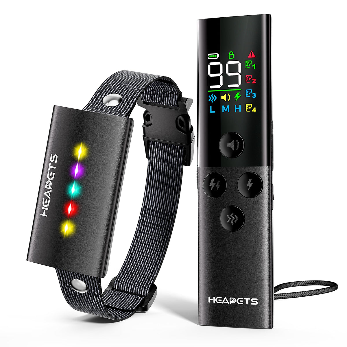 HEAPETS collar de entrenamiento para perros con control remoto, facilita el refuerzo a distancia