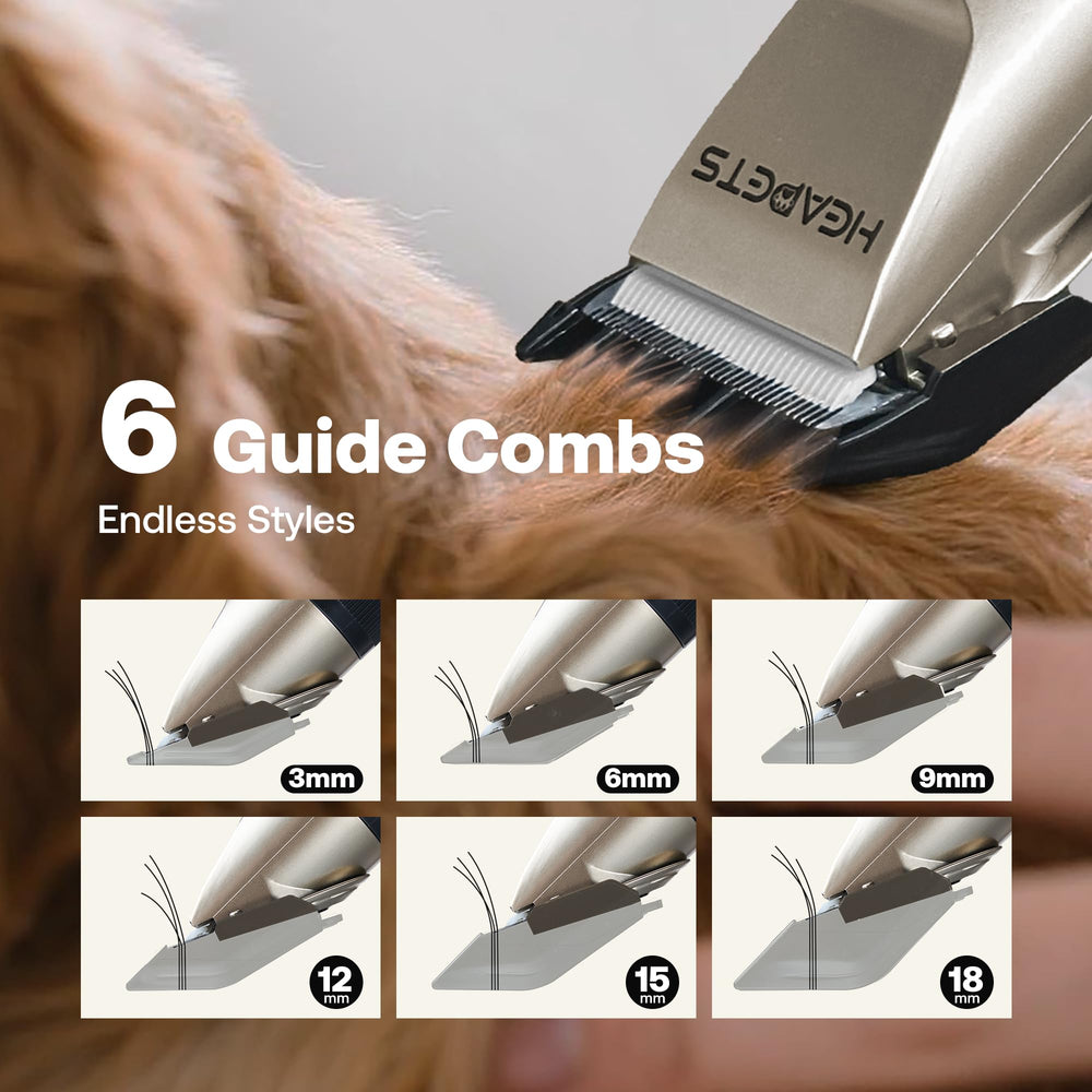 HEAPETS cortapelos diseño ergonómico para un manejo cómodo