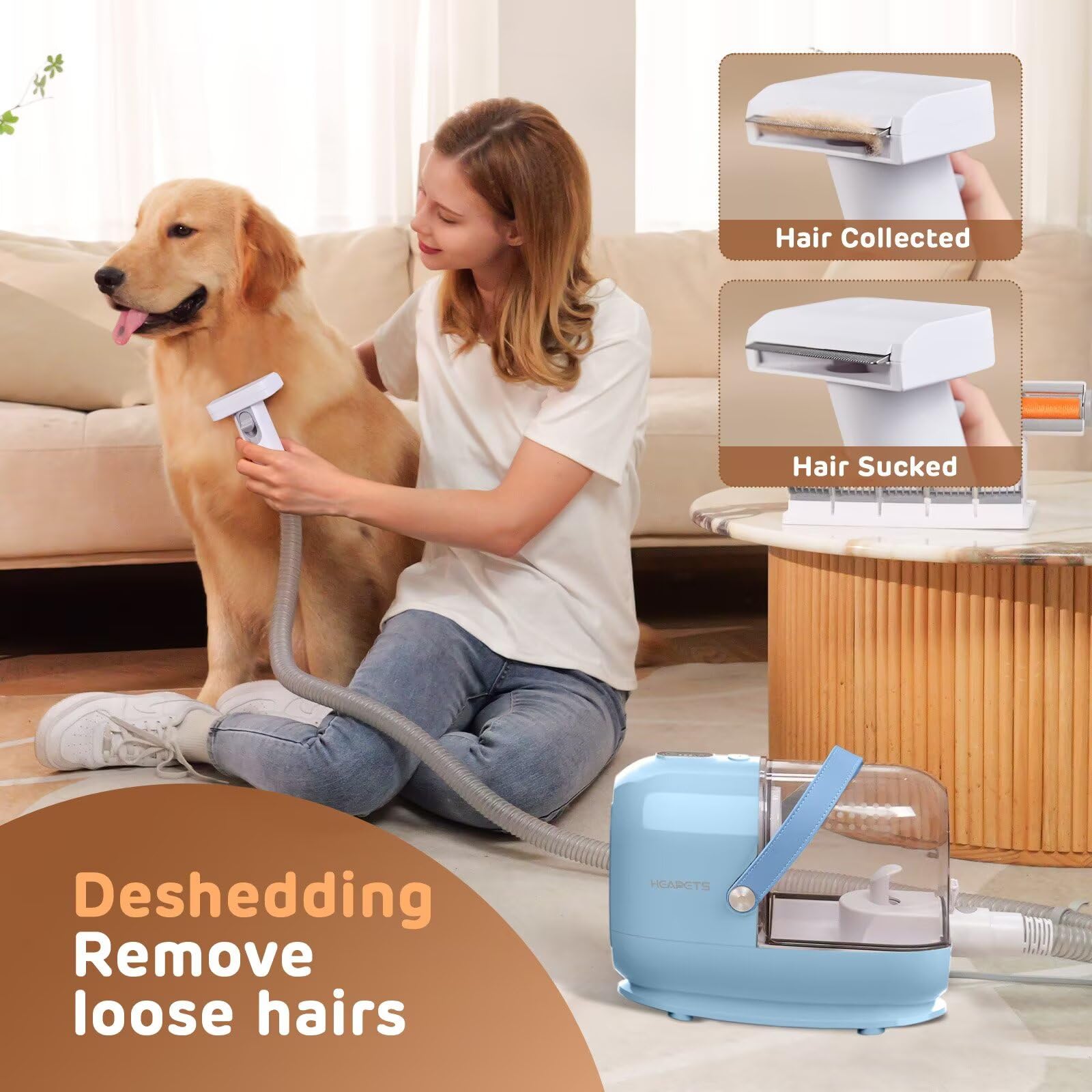 HEAPETS kit cuidado en casa transforma el acicalado en experiencia agradable.