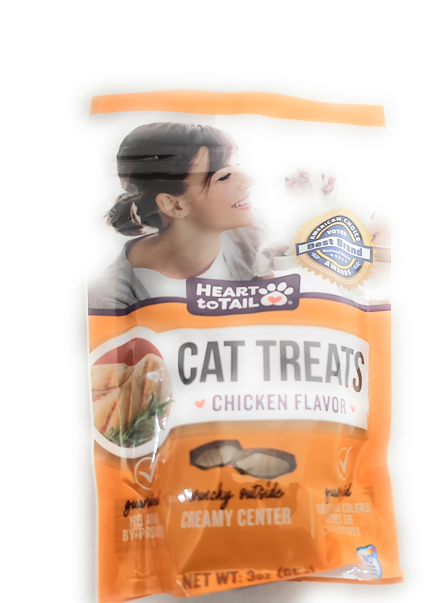 Heart To Tail snacks gatos pollo, aroma tentador para momentos de juego y recompensa