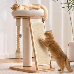 HEASON arbol-gatos-moderno-interior: ideal para juego y descanso del felino.