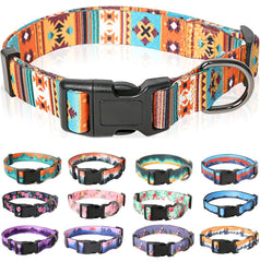 HEELE collar floral con patron doble para expresar la personalidad de tu perro.