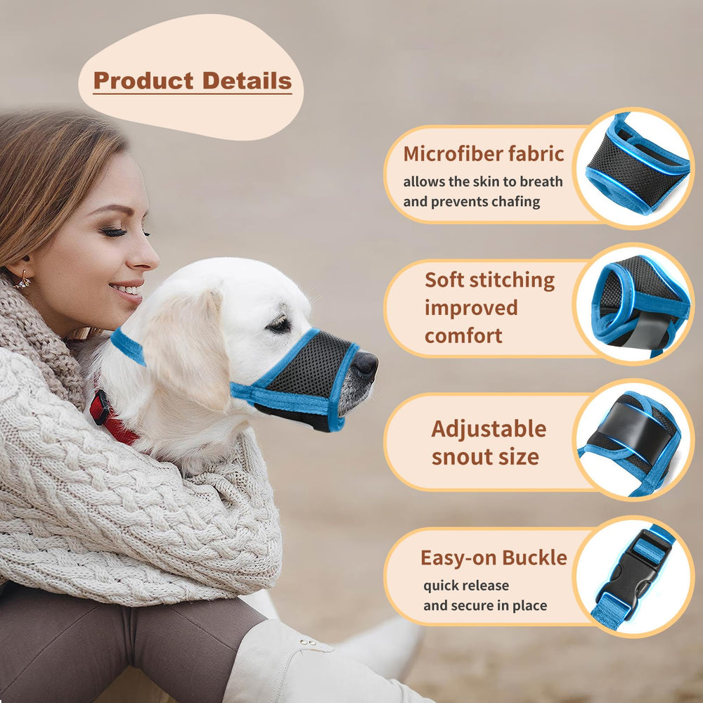 HEELE Musera para perros, espacio-agua: permite beber agua sin quitar la musera.