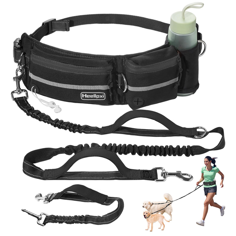 La correa para perro Heellpxi ofrece libertad de manos con control seguro durante caminatas.