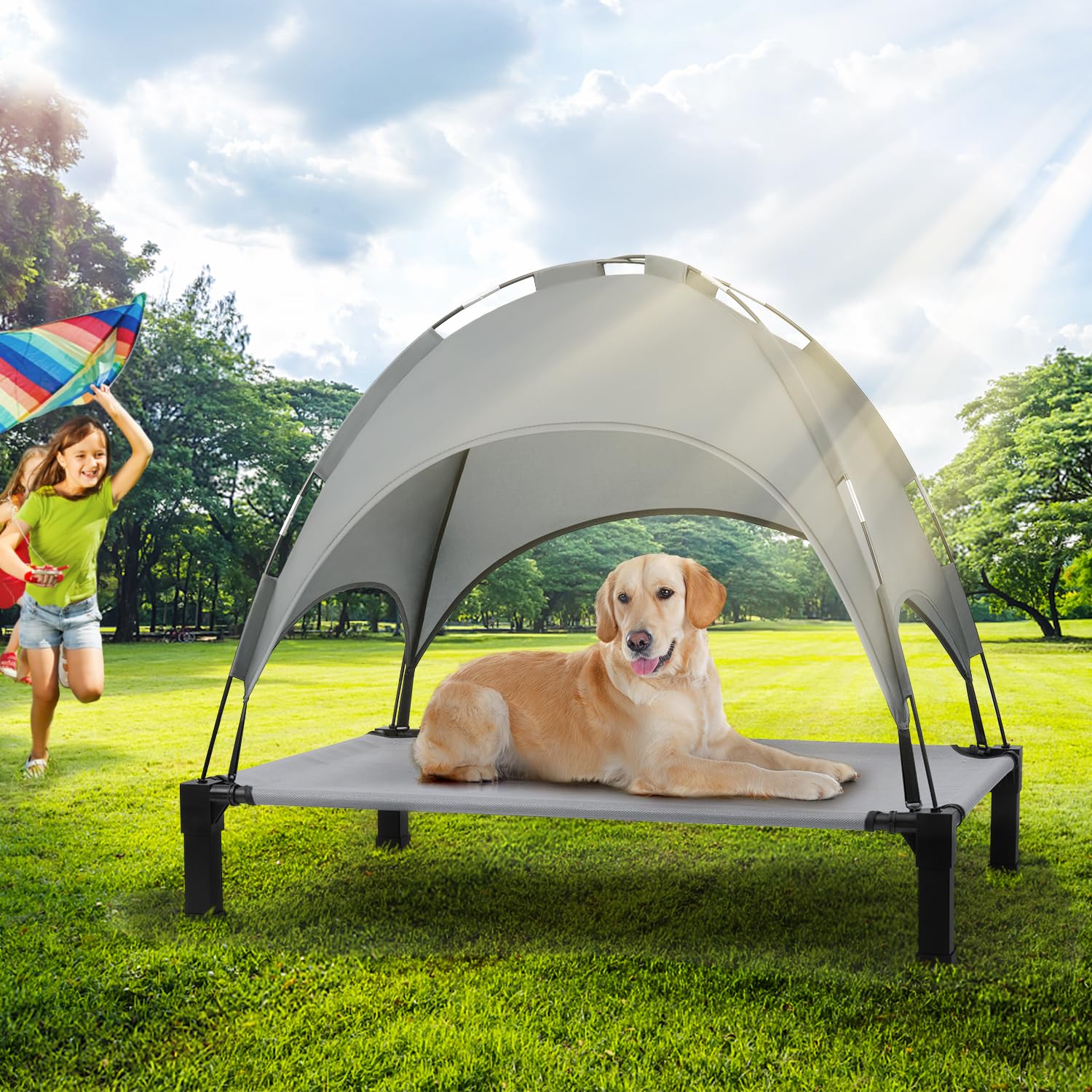 Heeyoo cama para perros y gatos uso interior y exterior