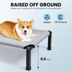 Heeyoo cama para perro elevable con montaje sin herramientas ideal para viajar.