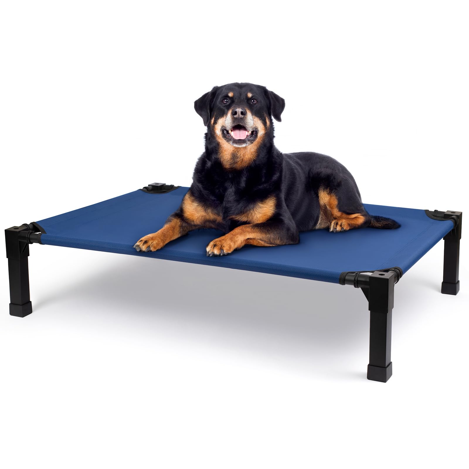 Cama Heeyoo para perro elevada con malla transpirable y aire fresco