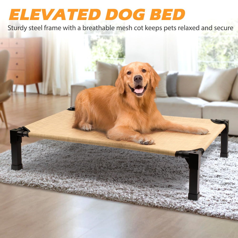 Cama para perro Heeyoo portátil para picnic y camping, fácil de trasladar.