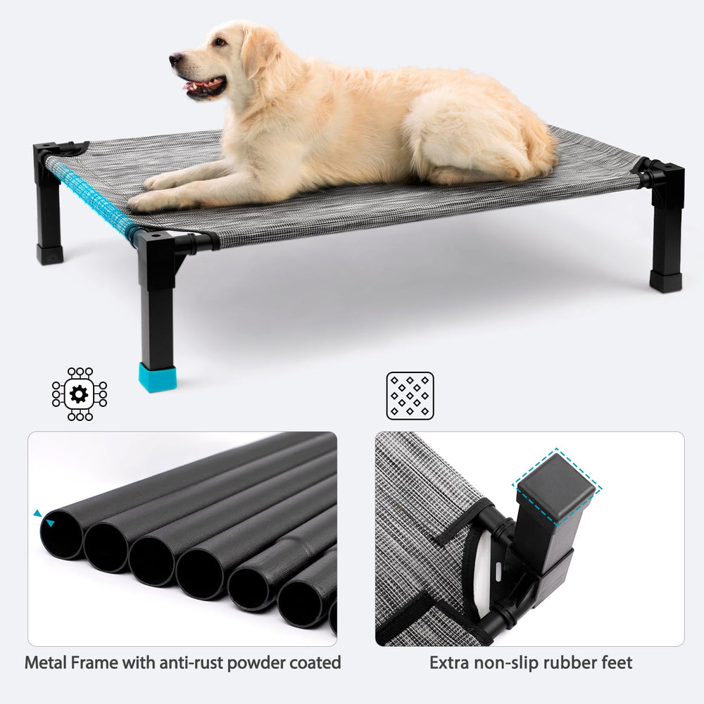 Cama para perro Heeyoo de montaje rápido sin herramientas.